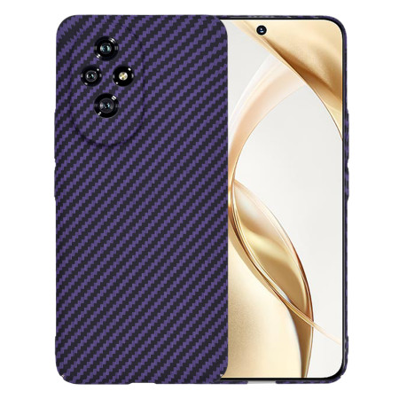 Husa Slim Carbon pentru Honor 200 - Protectie Premium FiberShell, Purple