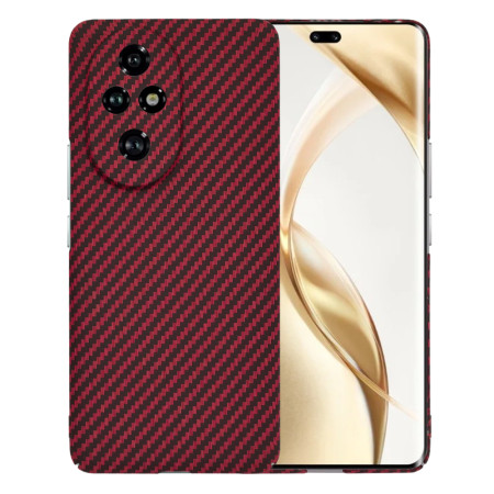 Husa Slim Carbon pentru Honor 200 Pro - Protectie Premium FiberShell, Red