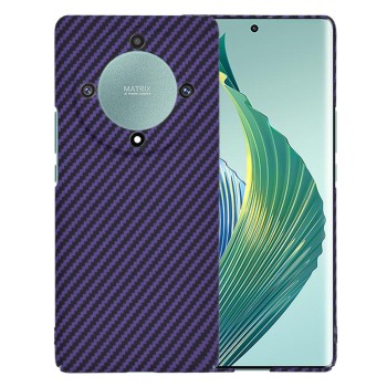 Husa Slim Carbon pentru Honor Magic5 Lite - Protectie Premium FiberShell, Purple