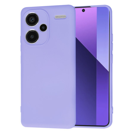 Husa Premium pentru Xiaomi Redmi Note 13 Pro Plus - SoftFlex, Microfibra,  Light Purple