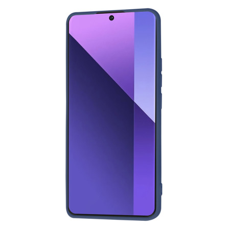 Husa Premium pentru Xiaomi Redmi Note 13 Pro Plus - SoftFlex, Microfibra, Navy Blue
