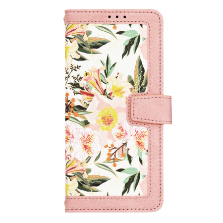 Husa FlipCraft pentru Samsung Galaxy A35 5G - Protectie 360, Design Floral, Sweetheart Pink