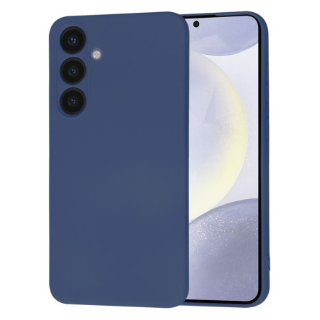 Husa Premium pentru Samsung Galaxy S24 Plus - SoftFlex, Microfibra, Navy Blue