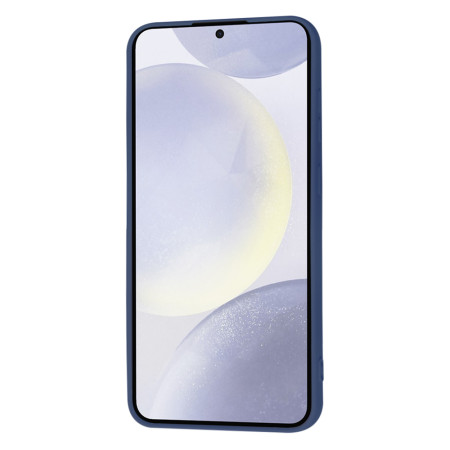 Husa Premium pentru Samsung Galaxy S24 Plus - SoftFlex, Microfibra, Navy Blue