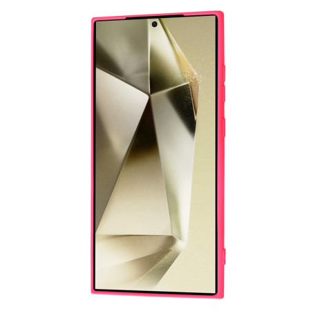Husa Premium pentru Samsung Galaxy S24 Ultra - SoftFlex, Microfibra, Hot Pink