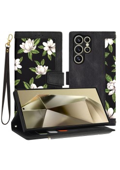 Husa pentru Samsung Galaxy S25 Ultra - FlipCraft - Design Floral - Flowers of the Dawn