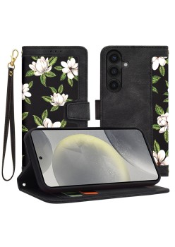 Husa pentru Samsung Galaxy S25 - FlipCraft - Design Floral - Flowers of the Dawn