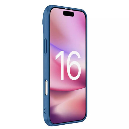 Husa pentru iPhone 16 Pro - Nillkin CamShield Prop Magnetic - Blue