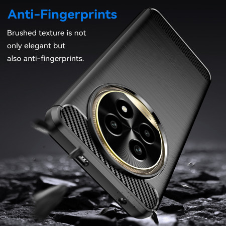 Husa Carbon pentru Realme 13 Pro / 13 Pro+, Tech Protects Anti-Soc, Black