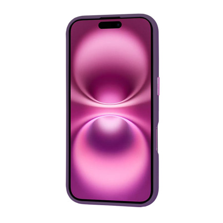Husa pentru iPhone 16 Plus - HaloFrost, PRO Grip, Deep Purple