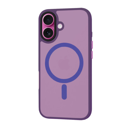 Husa pentru iPhone 16 Plus - HaloFrost, PRO Grip, Deep Purple