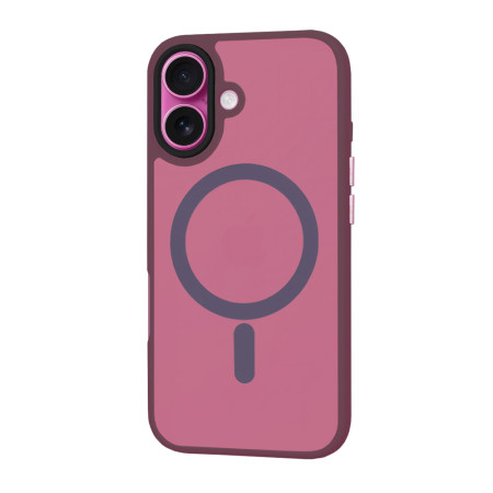 Husa pentru iPhone 16 Plus - HaloFrost, PRO Grip, Bordeaux