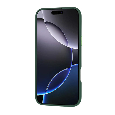 Husa pentru iPhone 16 Pro Max - HaloFrost, PRO Grip, Midnight Green
