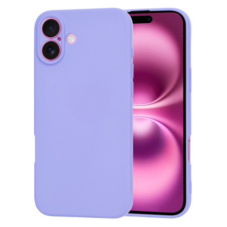 Husa Premium pentru iPhone 16 Plus - SoftFlex, Microfibra in interior, Light Purple