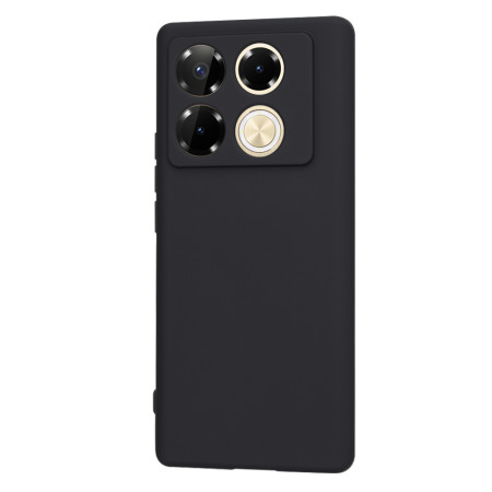Husa Premium pentru Infinix Note 40 Pro 4G - SoftFlex, Microfibra in interior, Black
