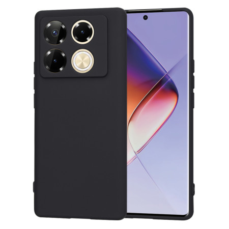 Husa Premium pentru Infinix Note 40 Pro 4G - SoftFlex, Microfibra in interior, Black