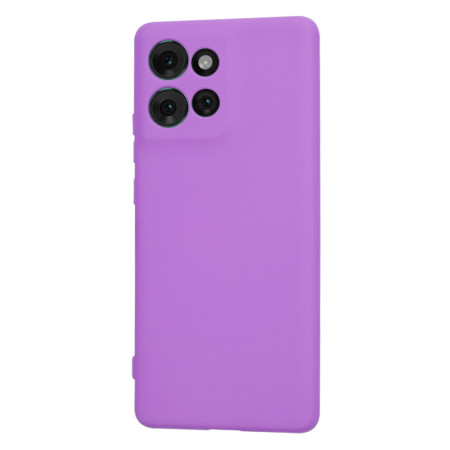 Husa Premium pentru Motorola Edge 50 - SoftFlex, Microfibra in interior, Purple