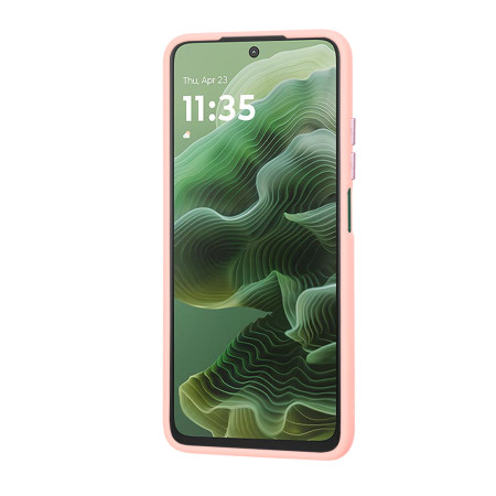 Husa pentru Motorola Moto G35 - HaloFrost, PRO Grip, Pink
