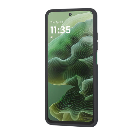 Husa pentru Motorola Moto G35 - HaloFrost, PRO Grip, Black