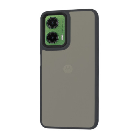 Husa pentru Motorola Moto G35 - HaloFrost, PRO Grip, Black