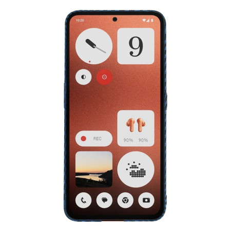 Husa pentru Nothing CMF Phone 1 - CarbonFiber Slim - Cyan