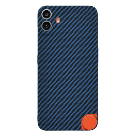 Husa pentru Nothing CMF Phone 1 - CarbonFiber Slim - Cyan