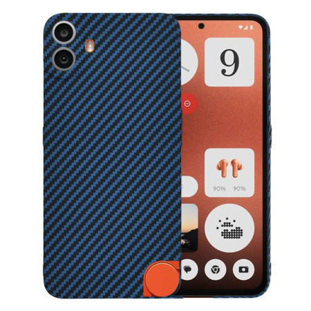 Husa pentru Nothing CMF Phone 1 - CarbonFiber Slim - Cyan