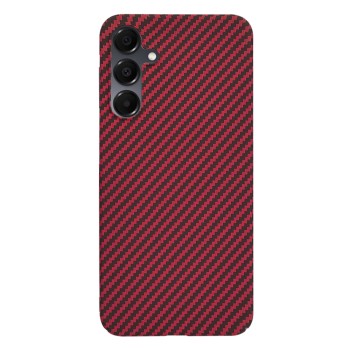 Husa pentru Samsung Galaxy A16 4G / A16 5G - CarbonFiber Slim - Red