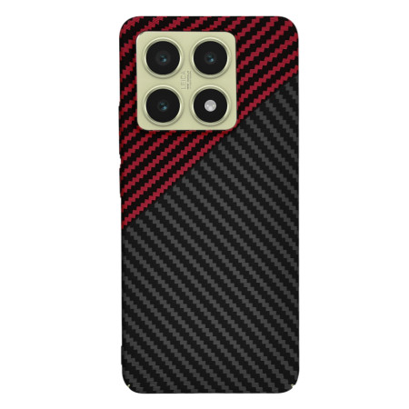 Husa pentru Xiaomi 14T - CarbonFiber Slim - Red Vortex
