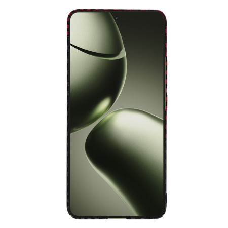Husa pentru Xiaomi 14T - CarbonFiber Slim - Red Vortex