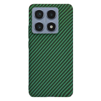 Husa pentru Xiaomi 14T Pro - CarbonFiber Slim - Green