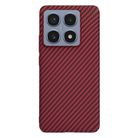 Husa pentru Xiaomi 14T Pro - CarbonFiber Slim - Red