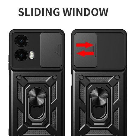 Husa pentru Motorola Moto G35 - Privacy CamShield - Black