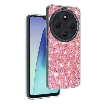  Husa pentru Xiaomi Redmi 14C - Glitter Glow - Pink