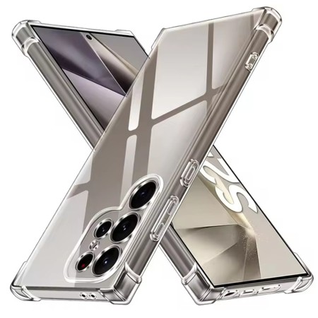 Husa Antisoc pentru Samsung Galaxy S25 Ultra, AirBag, Clear