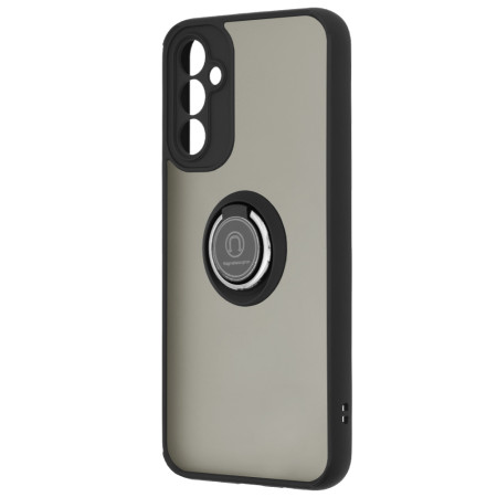 Husa Glinth Magnet Auto si Inel Rotativ compatibila cu Samsung Galaxy A14, Negru