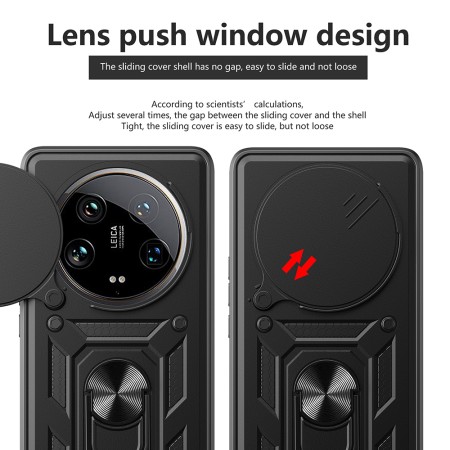 Husa pentru Honor Magic7 Lite / X9c - CamShield - Black