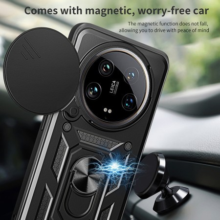 Husa pentru Honor Magic7 Lite / X9c - CamShield - Black