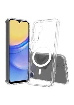 Husa pentru Samsung Galaxy A15 4G, Atasare Magnetica, MagSafe, Clear