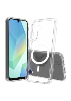 Husa pentru Samsung Galaxy A16, Atasare Magnetica, MagSafe, Clear