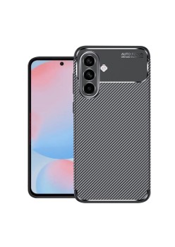 Husa pentru Samsung Galaxy A56 5G - CarbonFiber - Premium - Black