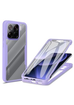 Husa pentru Xiaomi 15 Pro cu Folie, ColorVerse 360, Purple