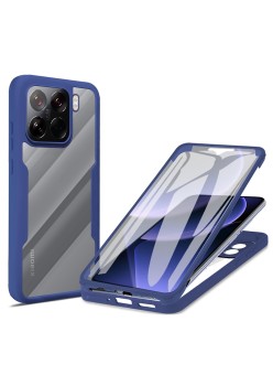 Husa pentru Xiaomi 15 Pro cu Folie, ColorVerse 360, Blue