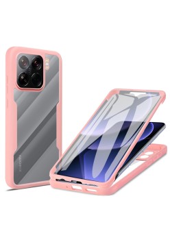 Husa pentru Xiaomi 15 Pro cu Folie, ColorVerse 360, Pink