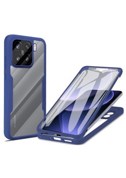 Husa pentru Xiaomi 15 cu Folie, ColorVerse 360, Blue