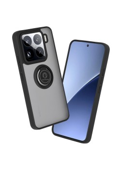 Husa pentru Xiaomi 15 Pro - Magnet Auto și Inel Rotativ, Premium, Negru