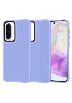 Husa pentru Samsung Galaxy A56 - HaloFrost - protectie la camere si finisaj mat - Light Purple