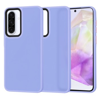 Husa pentru Samsung Galaxy A56 - HaloFrost - protectie la camere si finisaj mat - Light Purple