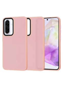 Husa pentru Samsung Galaxy A56 5G - HaloFrost - protectie la camere si finisaj mat - Dreamy Pink