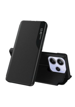 Husa Tip Carte pentru Xiaomi Redmi Note 14 5G - Stand View - Black